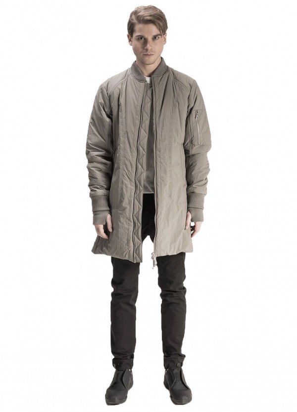 MINK BOMBER JACKET WITH SHORT BACK